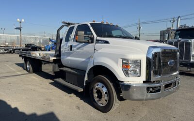 #U-660: 2022 Ford F650 Supercab w 22′ Jerr-Dan Carrier Tow Truck